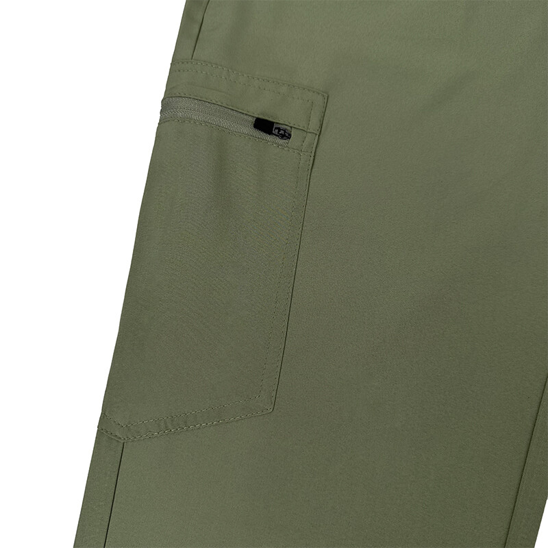 Women Men Stretch Nurse Uniform Medical Scrub Sets V-Neck Top Jogger Pant Unisex