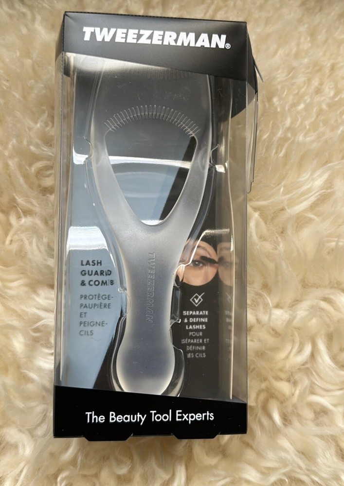 NIB Tweezerman lash guard & comb