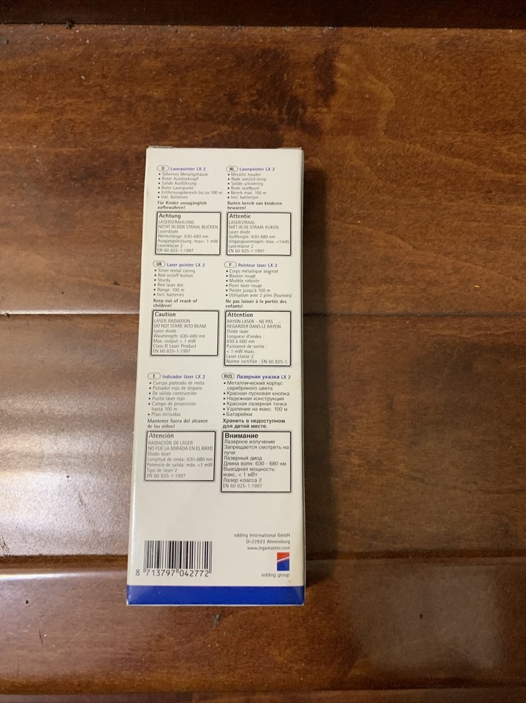 Legamaster Red LASER POINTER Presentation LX 2 Germany Conference ,Office ,Class