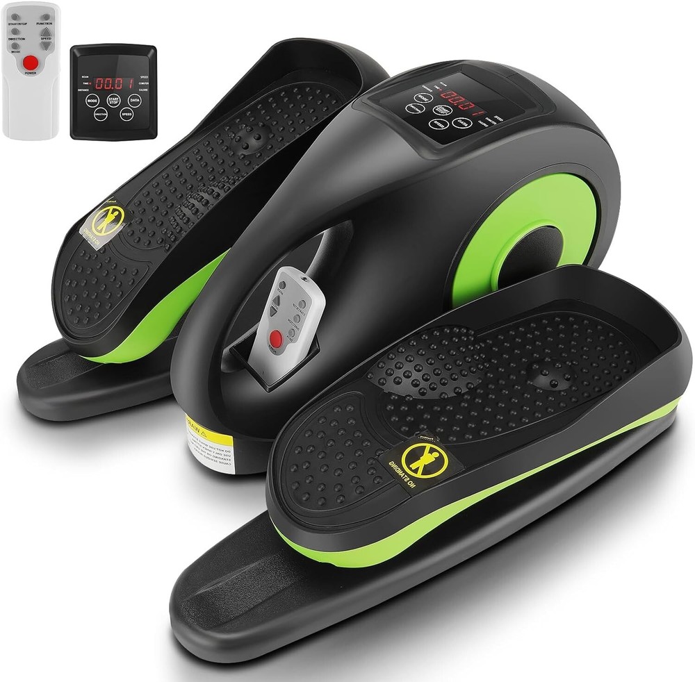 ANCHEER Compact Under Desk Elliptical Exercise Machine for Legs & Seniors