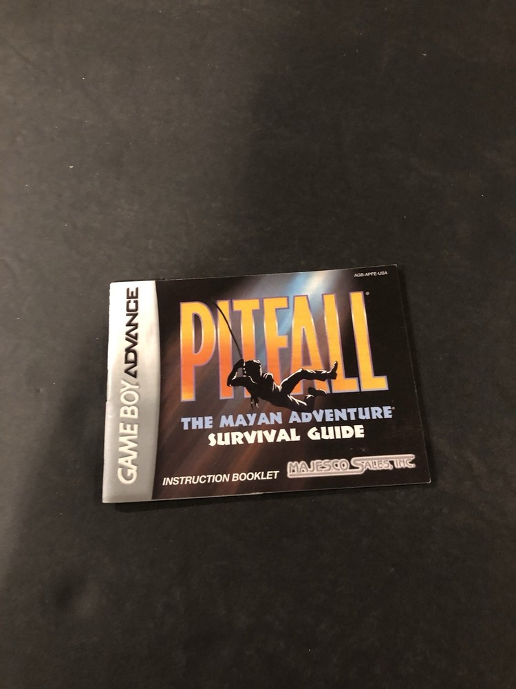 pitfall the lost expedition gba Manual only