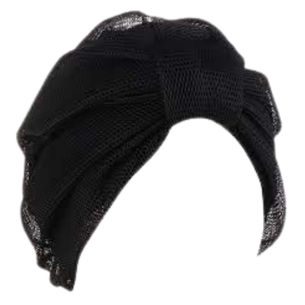 Waterproof Satin Wrap Cap Black X-Large: 1 Pack