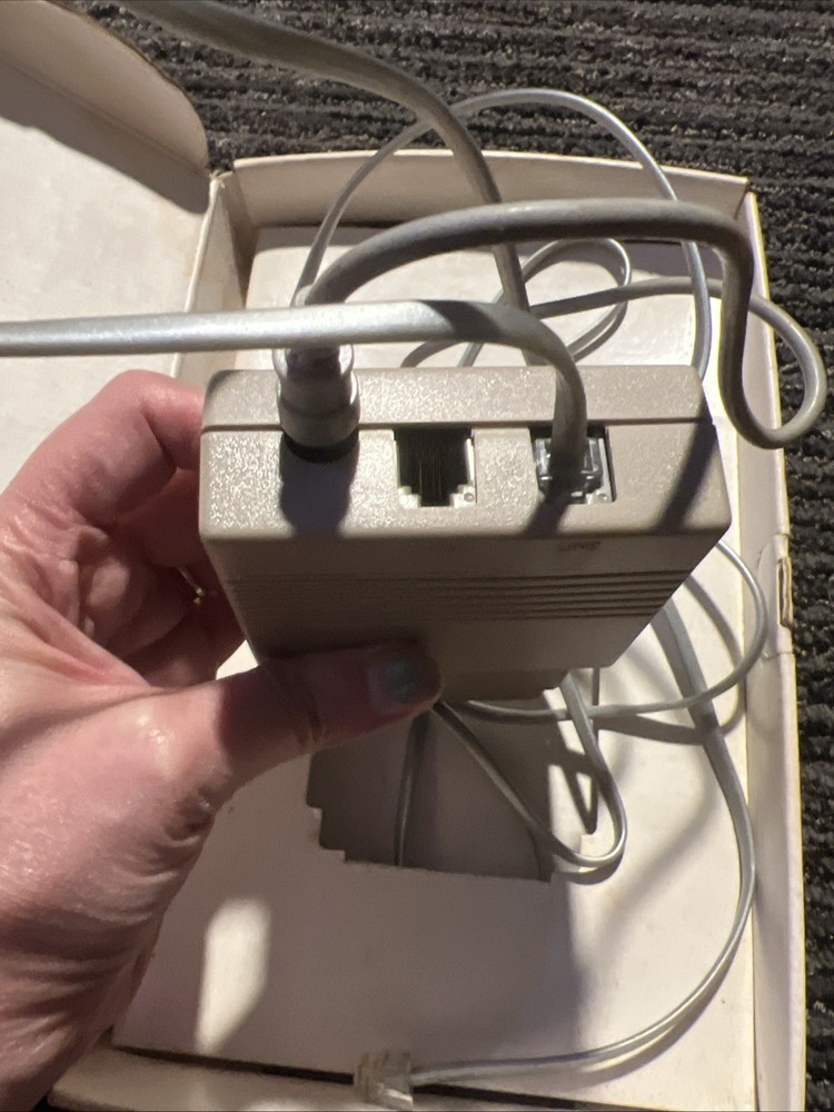 Vintage Commodore Computer 300 Modem (2) With Box and instructions Untested