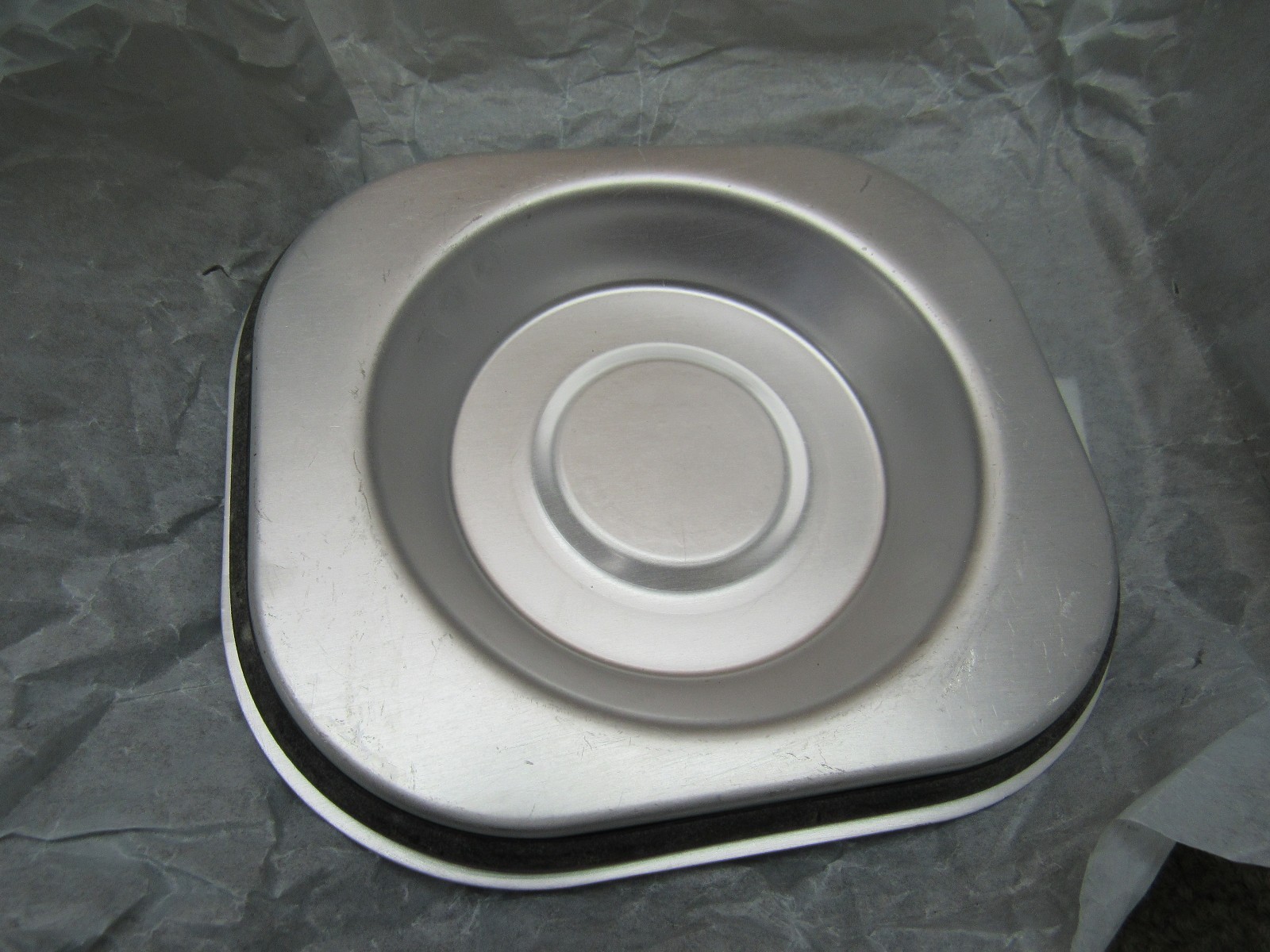 US MILITARY MERMITE INSERT LID W/ GASKET NOS FOOD CONTAINER CAP INSERT TOP