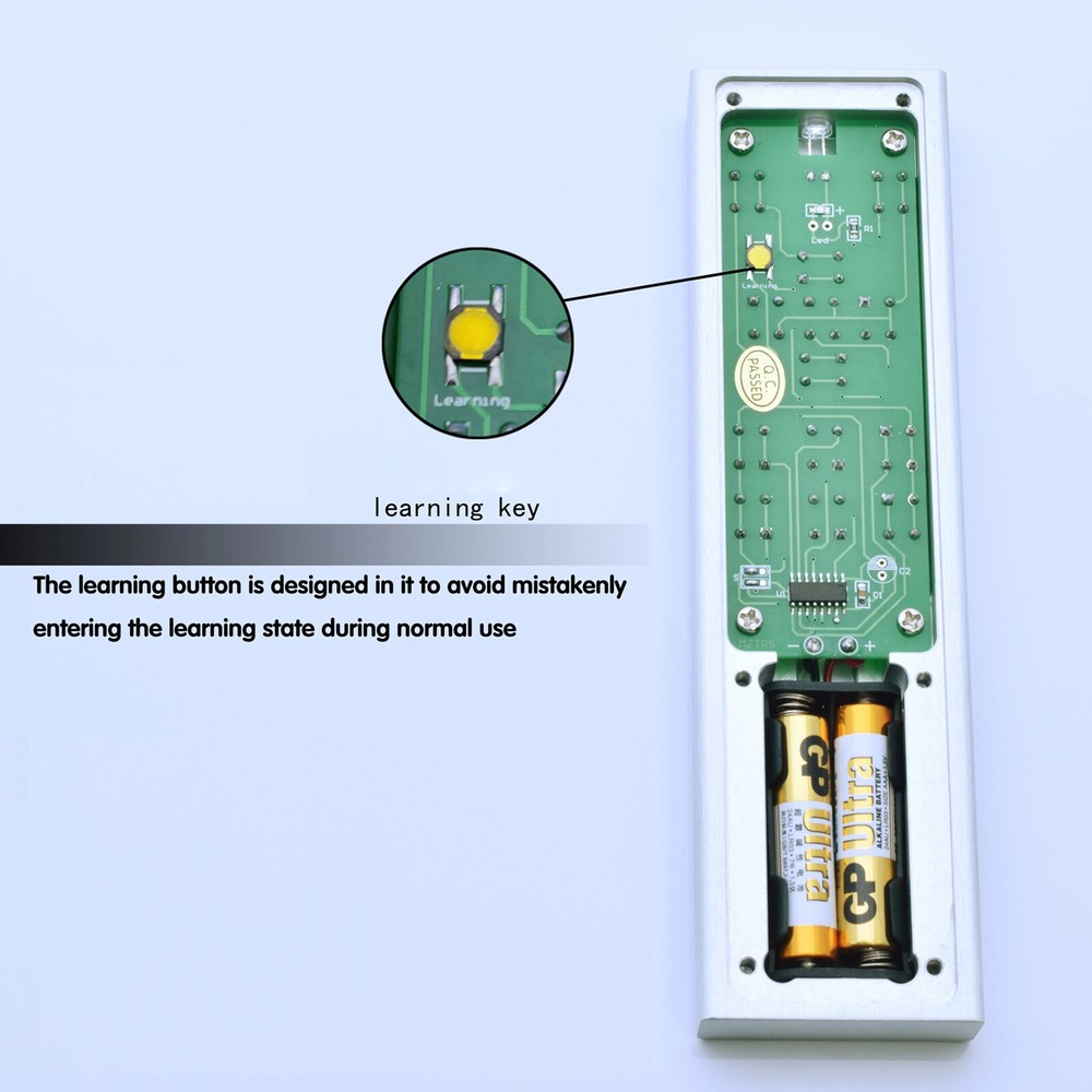 Learning aluminum shell infrared universal remote controller Hifi audio remotePP