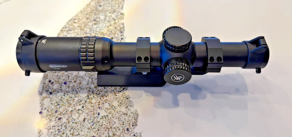 Vortex Strike Eagle 1-6x24 Rifle Scope,AR-BDC Reticle w/ 2in Offset Mount