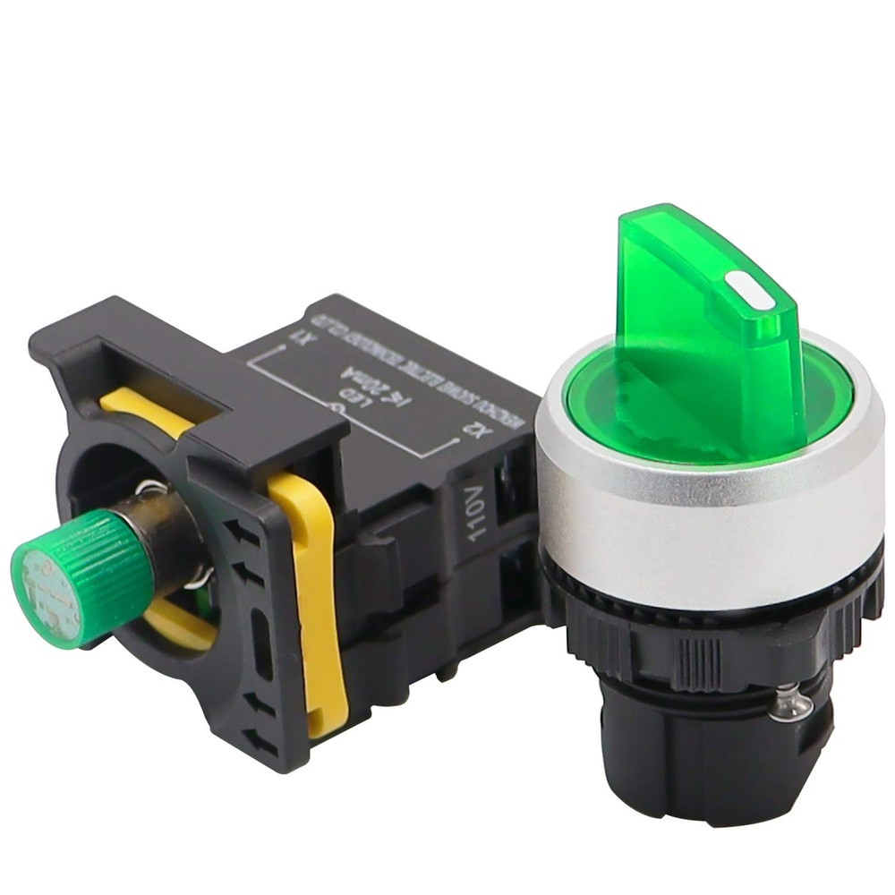 Durable Green Latching Rotary Switch for Efficient Control Circuits