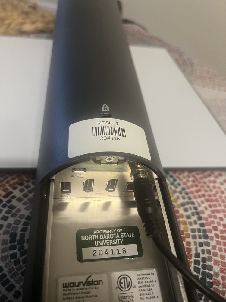 WolfVision VZ-3neo Document Camera Visualizer Presentation Equipment MPN 1064056