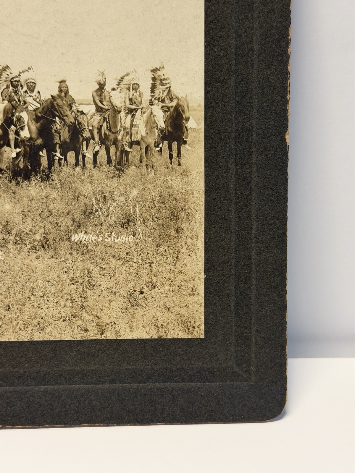 Native American Photograph Titled: "Indian Chiefs, El Reno, Okla., July 1908"