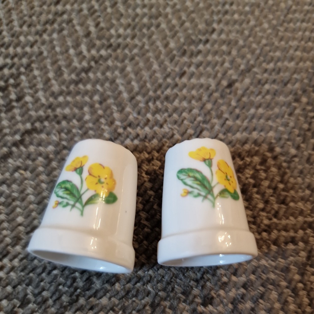 Flower Thimbles suitable for collectors.