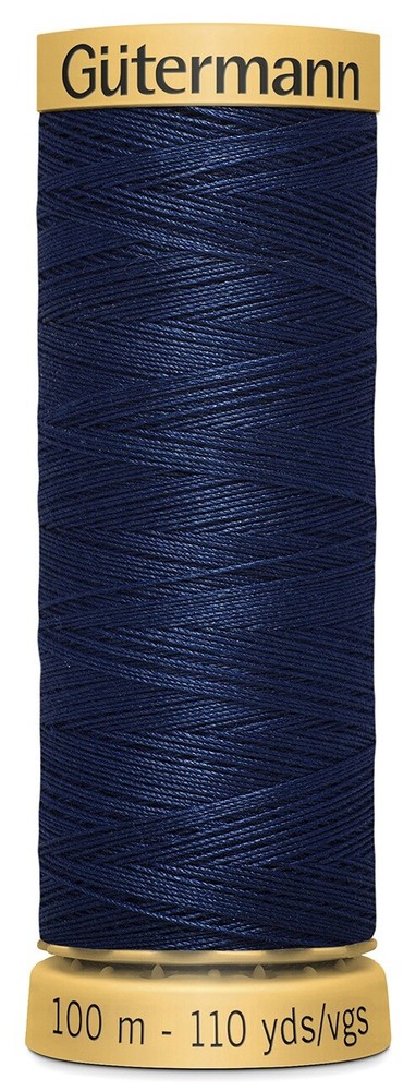 Natural Cotton Thread 110yd Midnight Blue