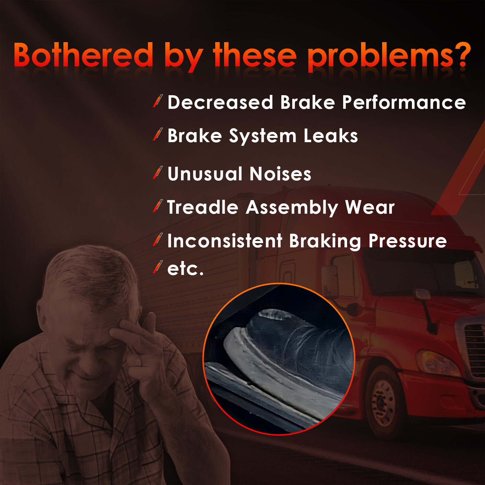 E-3 Single Circuit Foot Brake Control Valve For Haldex Bendix Automann KN22100