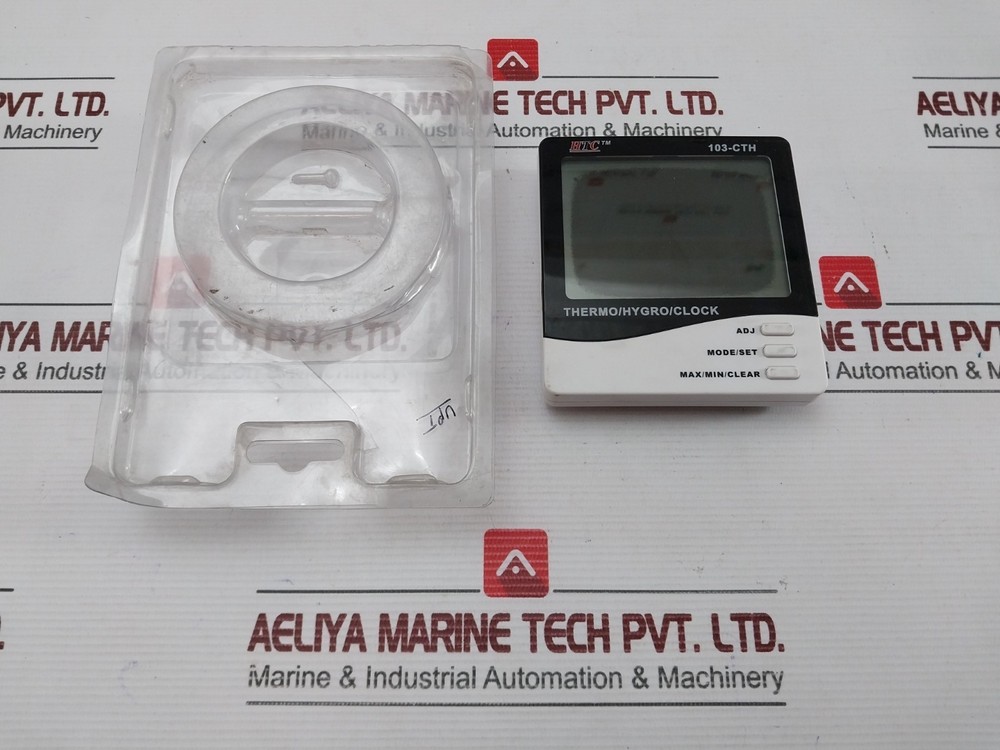 HTC 103-CTH Thermo Hygrometer with Clock