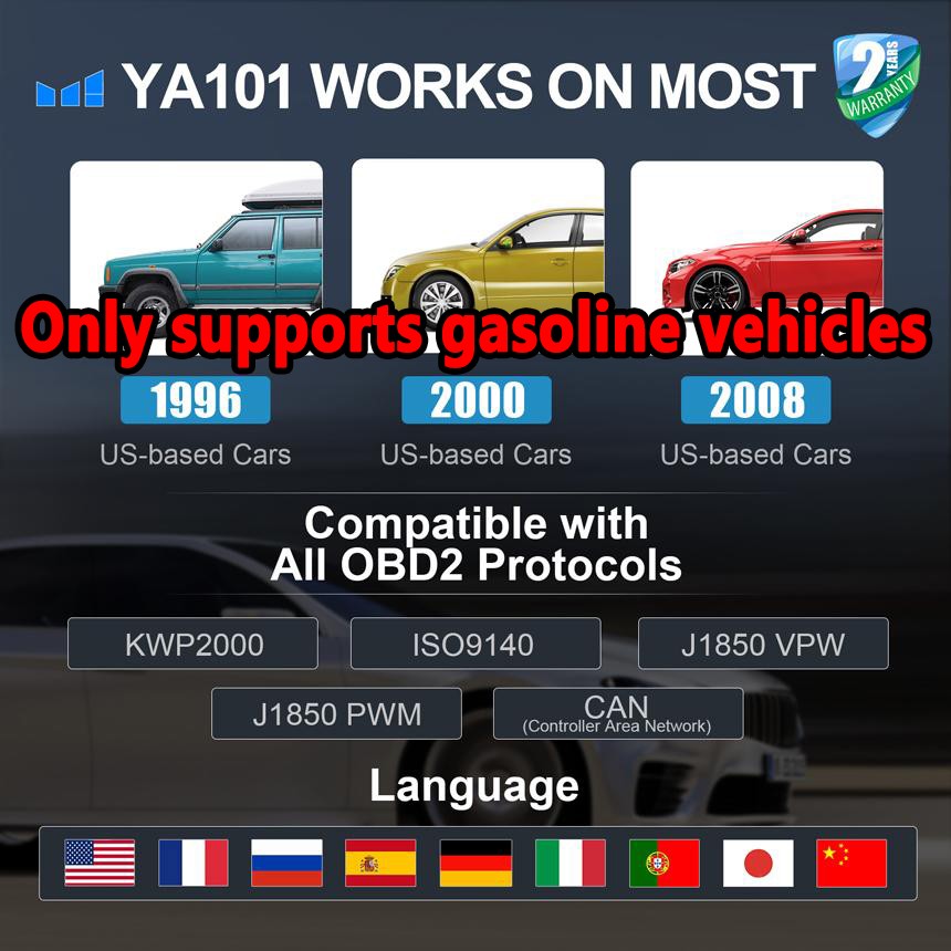 For Ford F150 F250 F350 OBD2 Scanner Diagnostic Live Data Code Reader Reset Tool