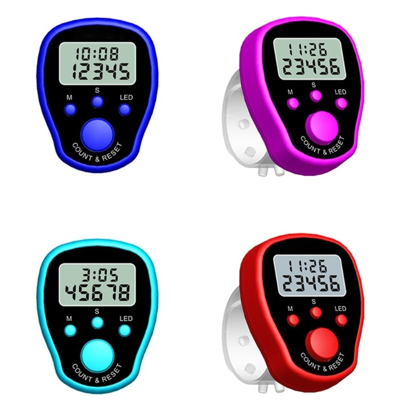 1 Pc Multifunctional Watch Function LED Recitation Counter