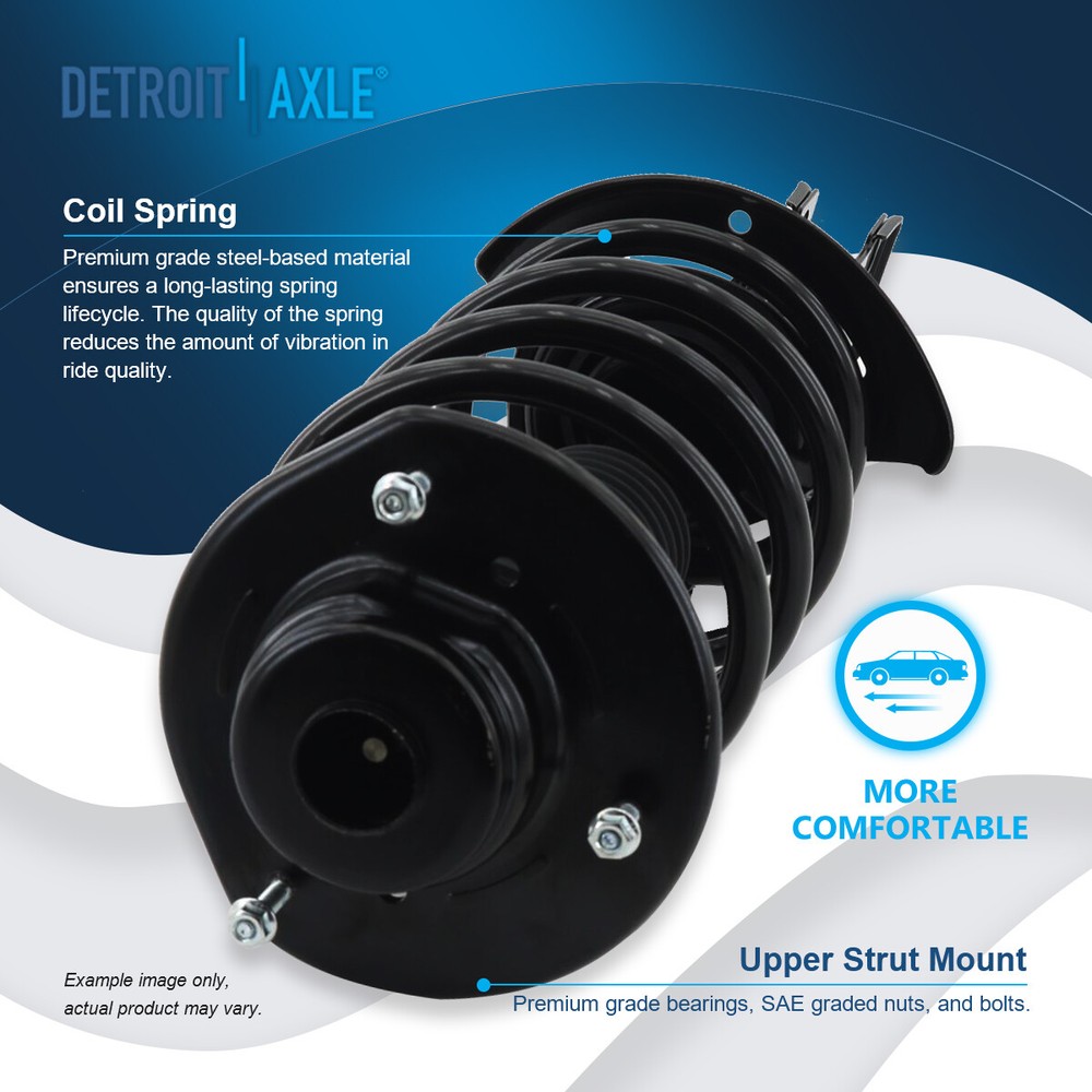 Pair Front Struts w/ Coil Springs Assembly for 2004 - 2008 Chrysler Pacifica