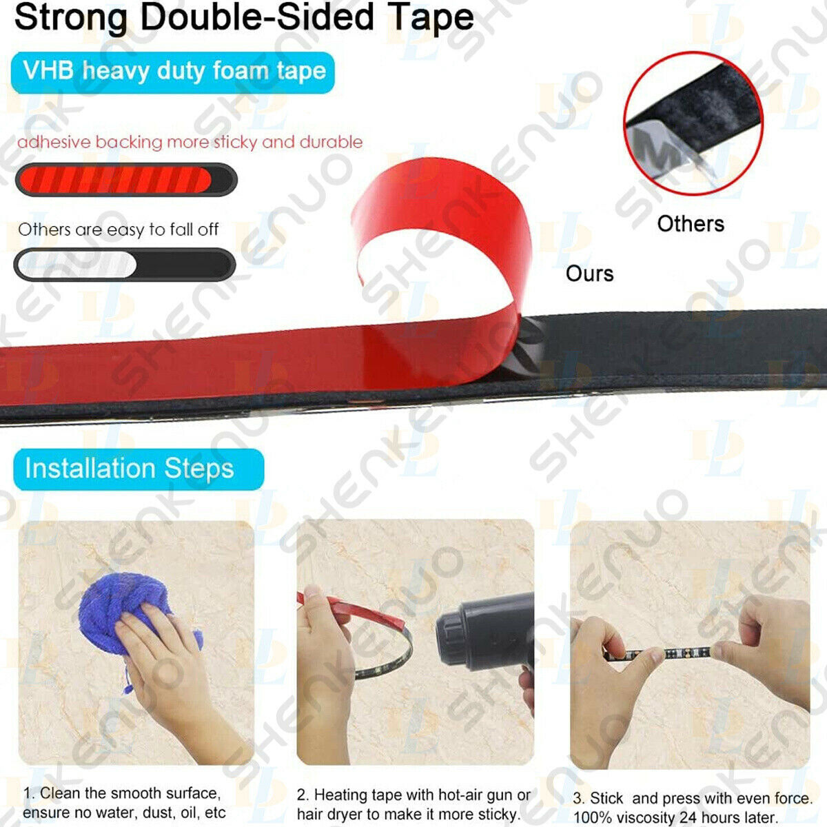 Wireless Green 16ft LED Strip Kit For Boat Marine Deck Interior Lighting US SHIP