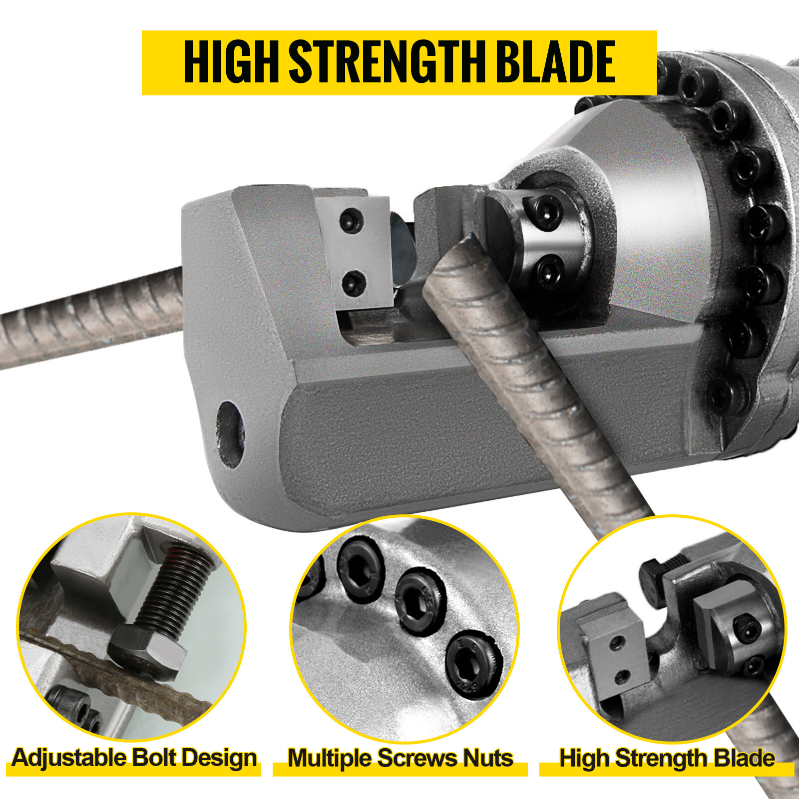 Rebar Cutter RC-16 5/8" Capacity Portable Electric Hydraulic 16mm Rebar Cutting