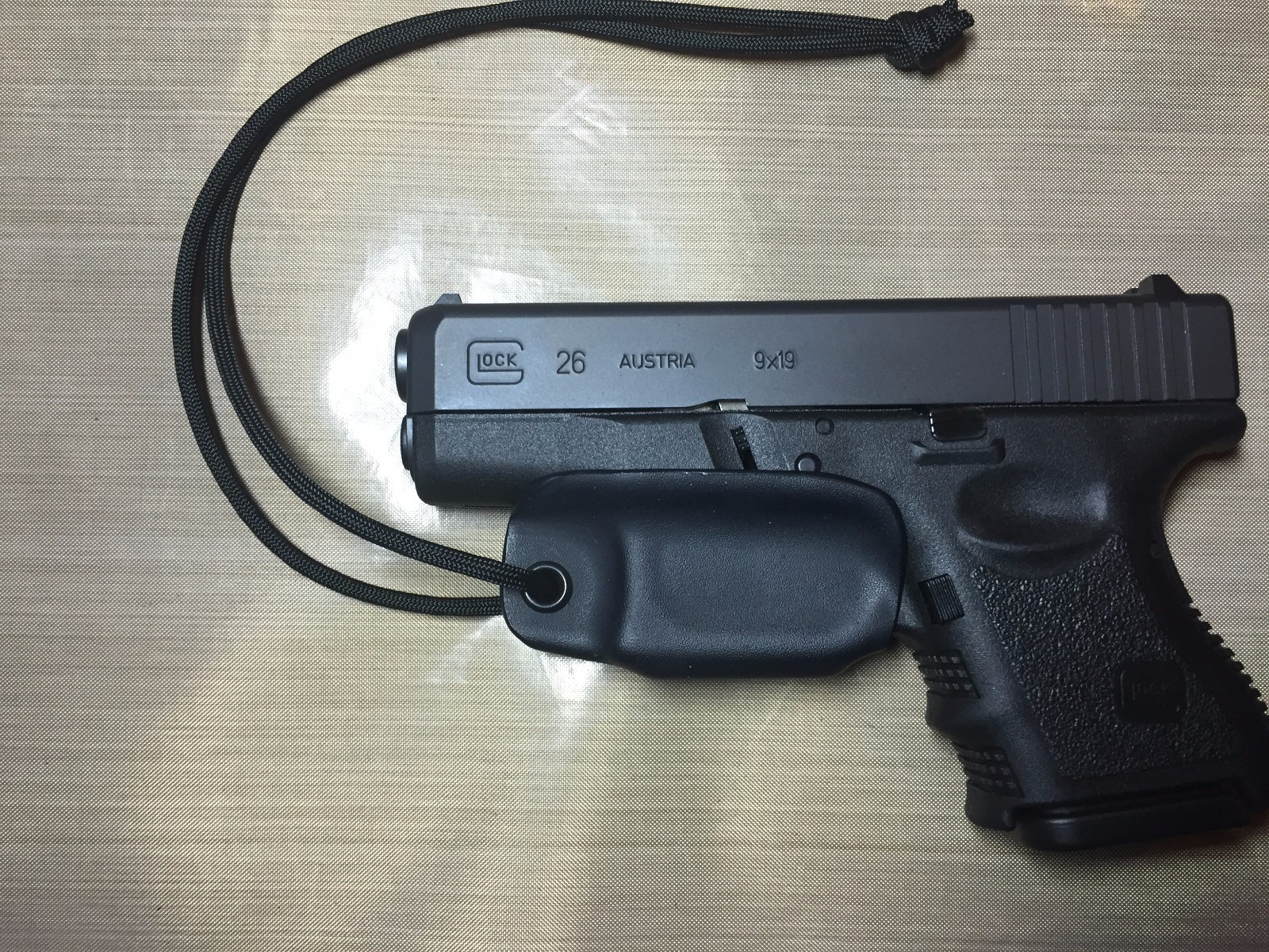 Kydex Trigger Guard for Glock 26/27 Black