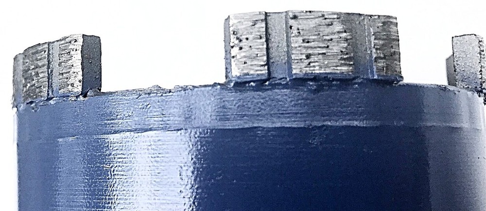 pool rail installing core bit 3'' diameter