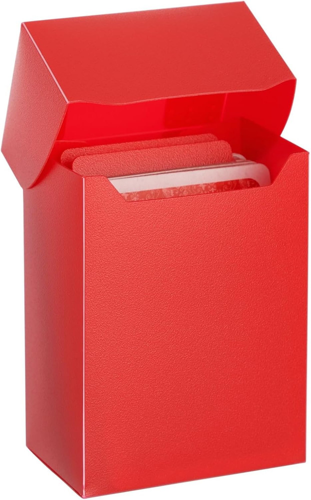 Deck Boxes with Dividers - Trading Card Storage Box & Organizer - Bulk Plastic C