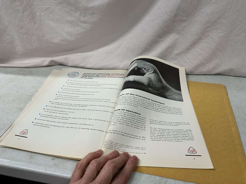 Pantool Machine Tools & Instruments Catalog Manual Balancing Machines