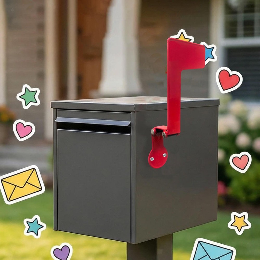 Universal Mailbox Flag Postbox Mail Reminder for Courtyard Outgoing Mails