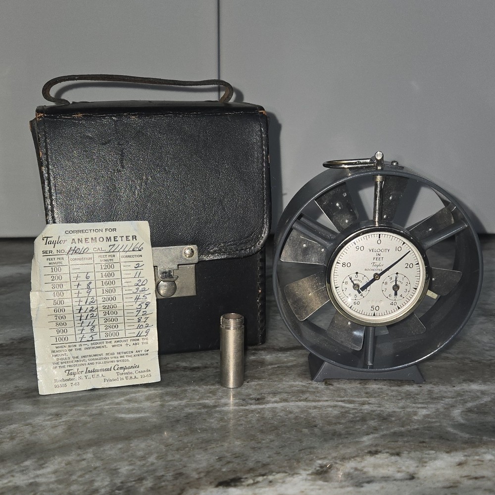 Taylor Vane Anemometer Model 4010 with Case