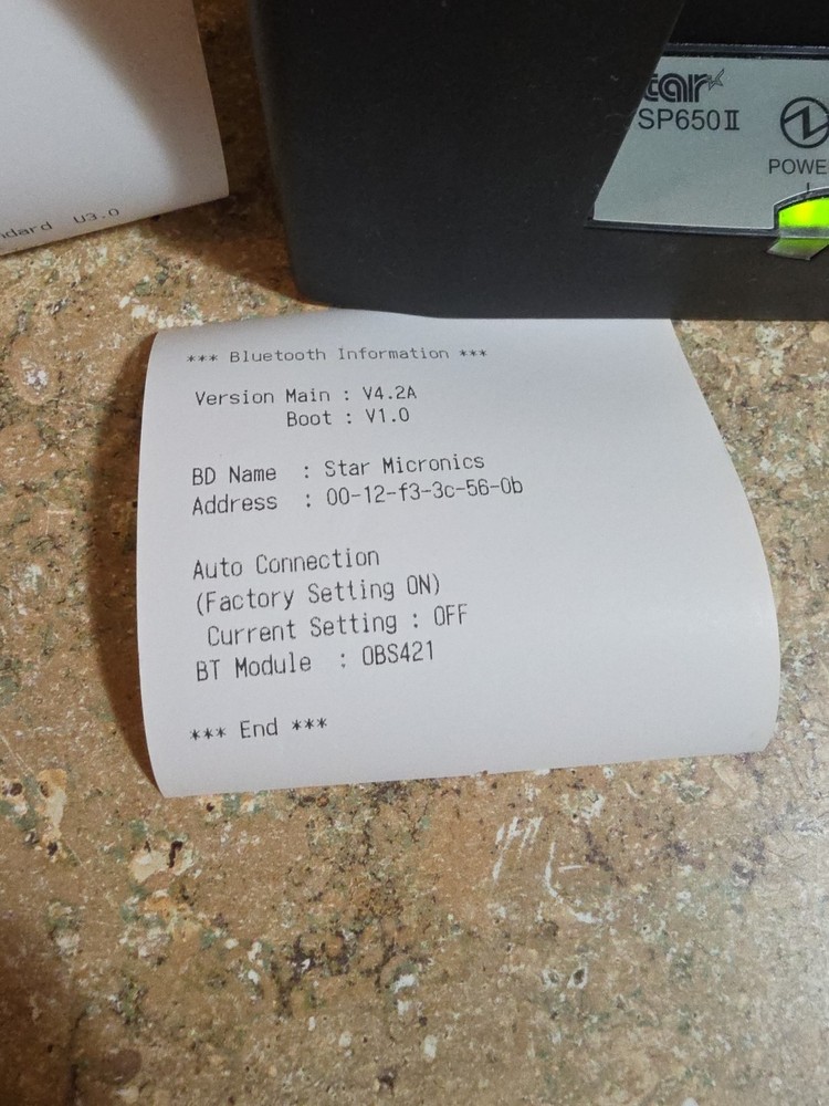 Star Micronics | TSP650II Bluetooth Thermal Printer