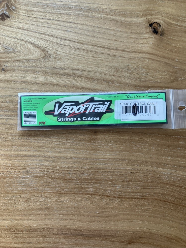 New Vapor Trail Bow String 40.00” Control Cable