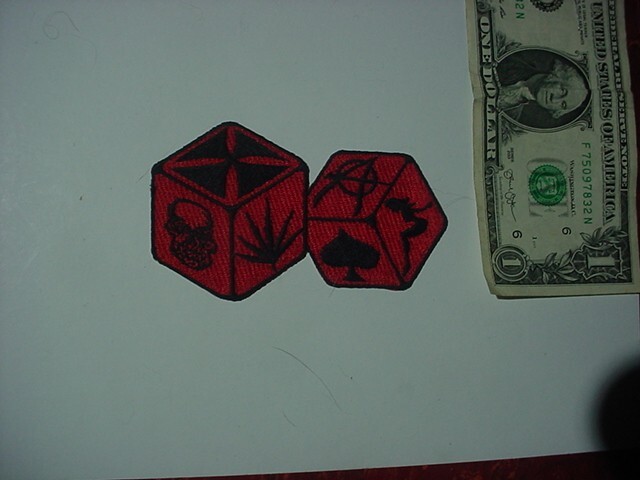 Patch - DICE (Red) (Iron-on)