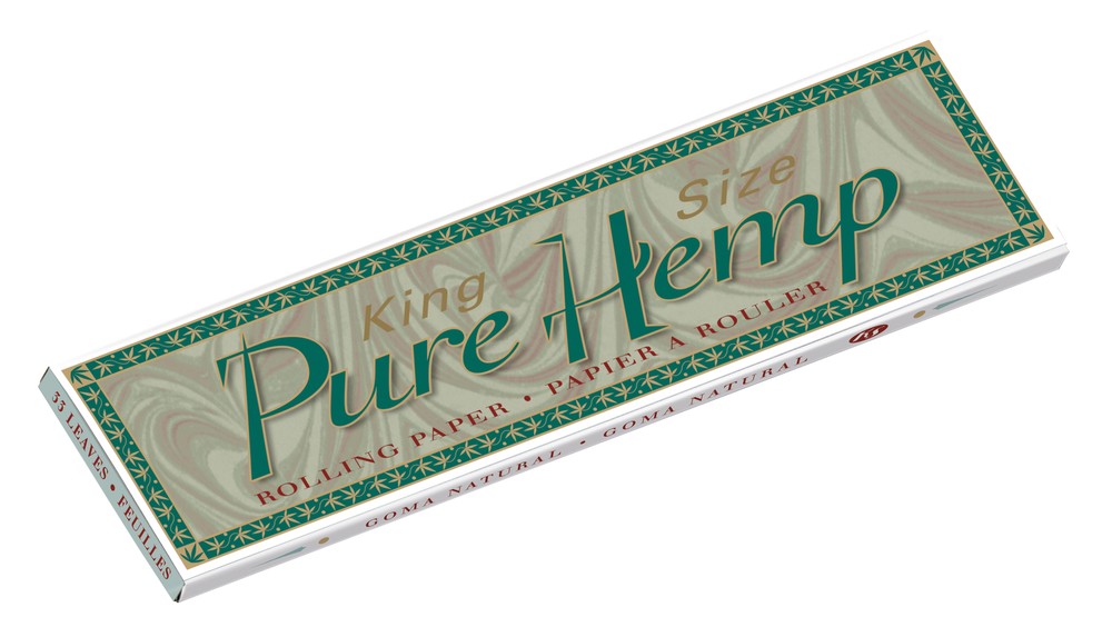 Pure Hemp Rolling Papers King Size (1 Booklet) + Tracking