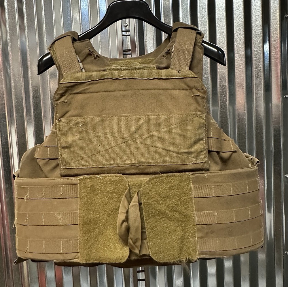USMC MTV Modular Tactical Vest w/ Soft Inserts Medium Coyote