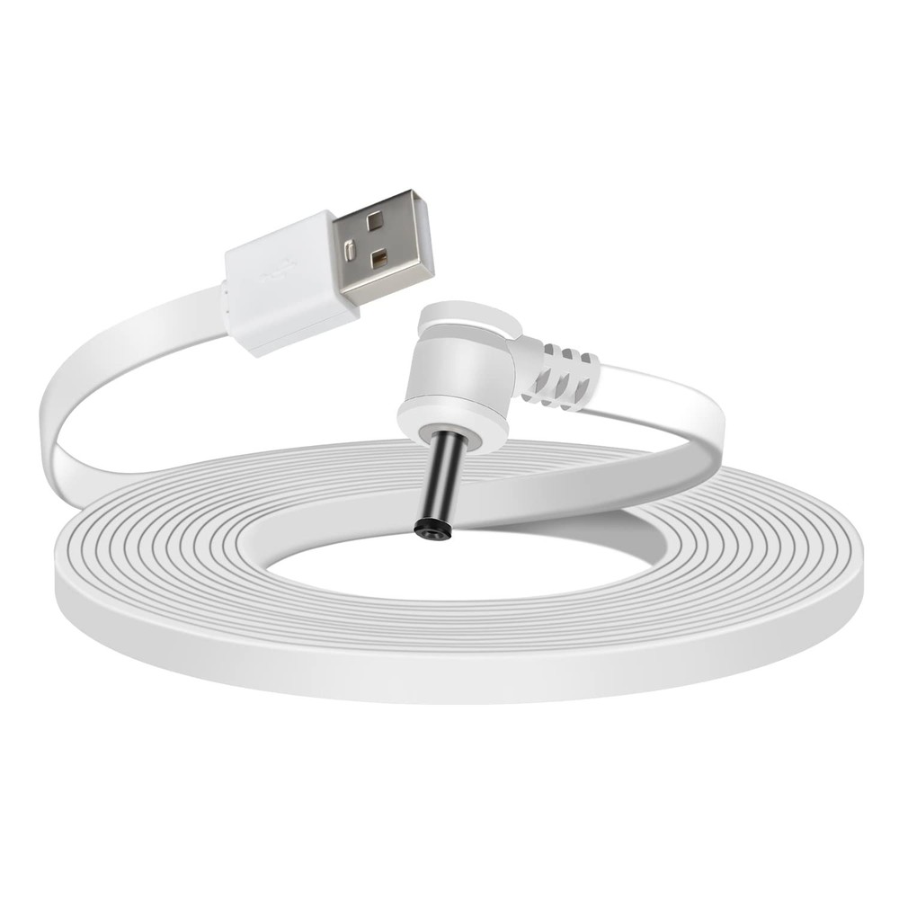20ft Charge Cable For Stick Up Cam & Spotlight Battery Security Camera White