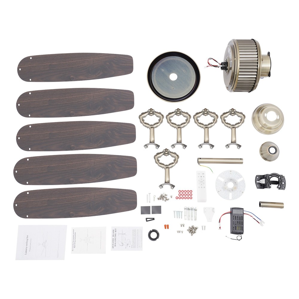 Ceiling Fan Light With Remote Control Modern Dimmable Led Ceiling Fan Light