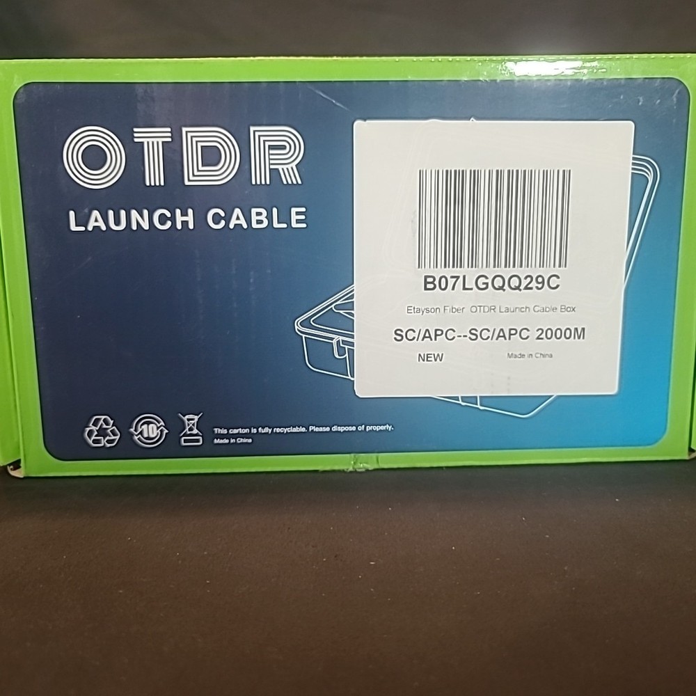 Etayson OTDR Launch Cable Box G657A1 Low Loss SCAPC-SCAPC 2000M