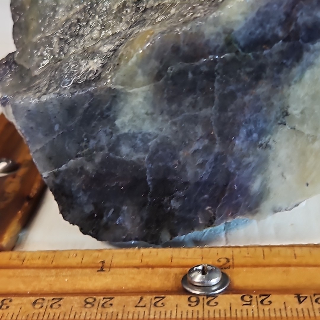 Iolite Rough, India, blue to purple color. 3LB 3.7OZ.