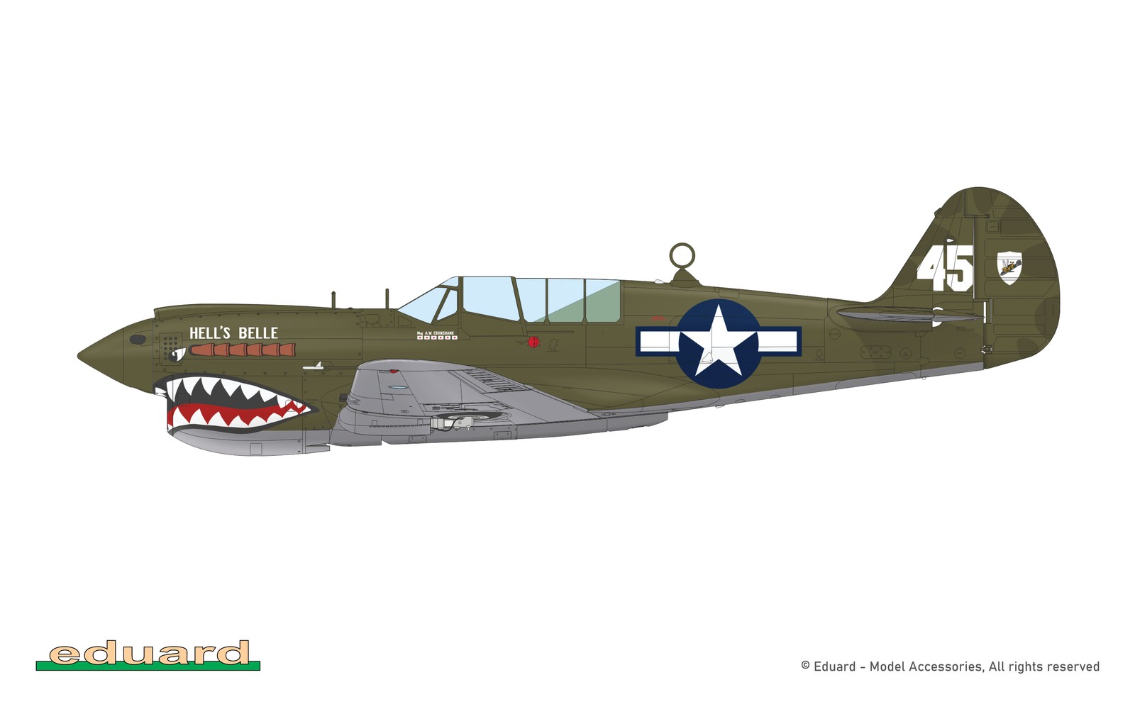 Eduard 1/48 P-40N Warhawk Royal Class Dual Combo R0025