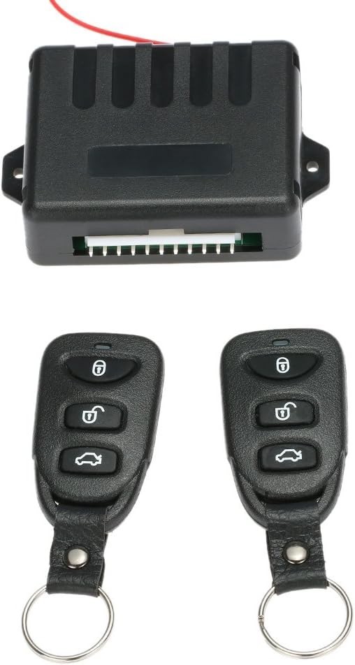 12V Car Keyless Entry Kit - Universal Remote Locking with Trunk Release Feature