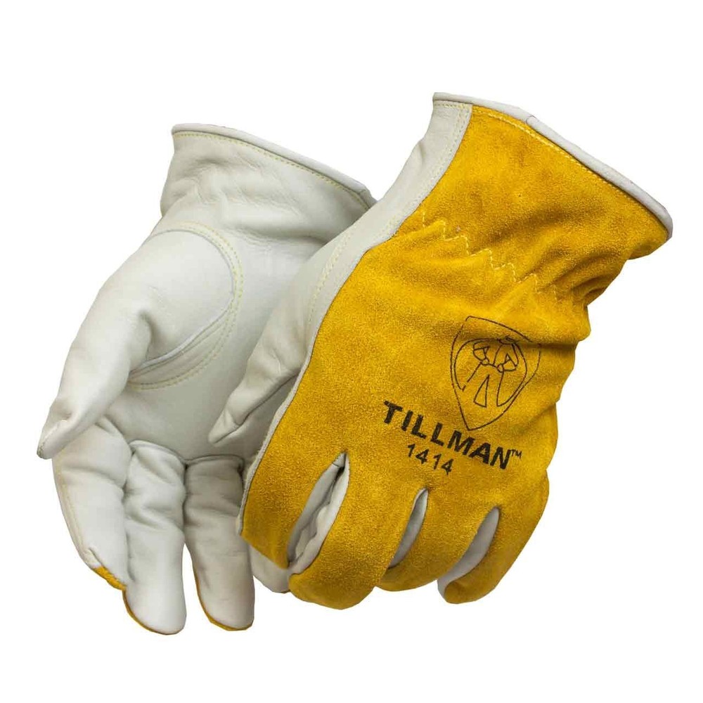 1414 Top Grain/split Cowhide Drivers Gloves Medium