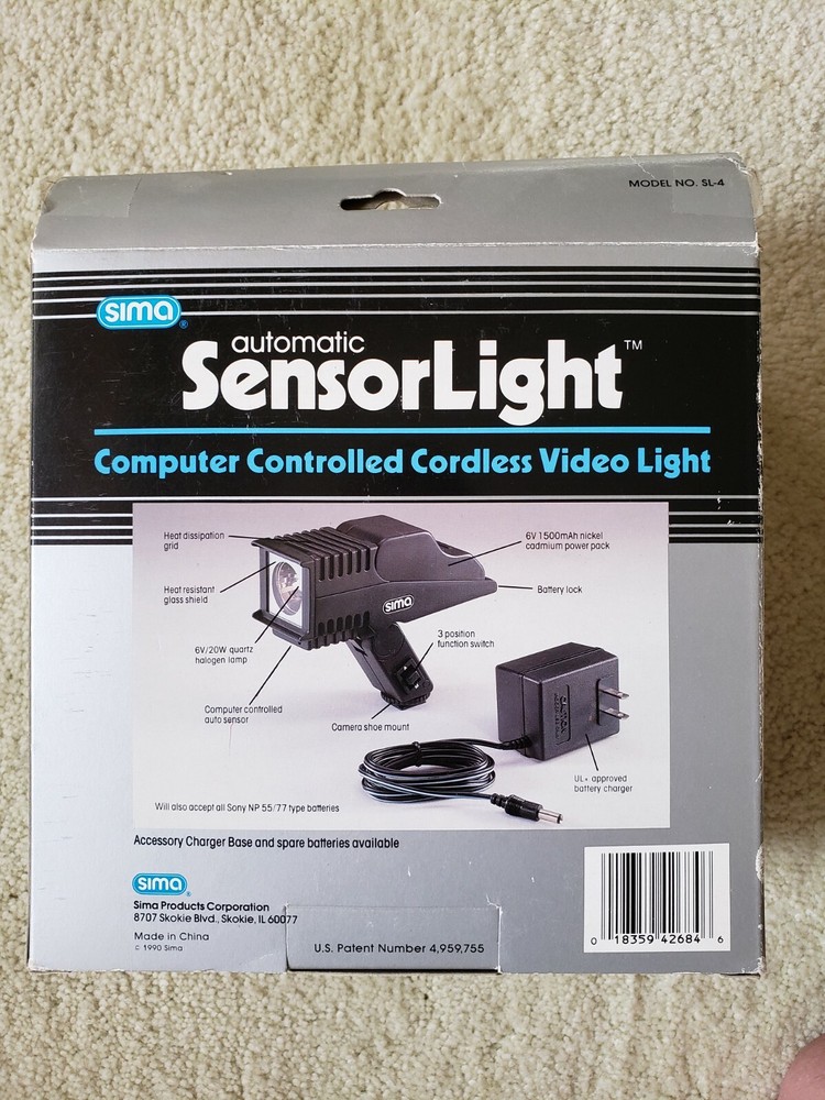 Sensor Light - Computer Controlled Video Light - SIMA