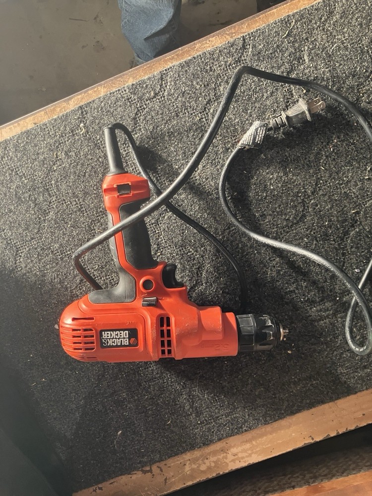 Black+Decker Corded Electric Drill with Keyless Chuck￼