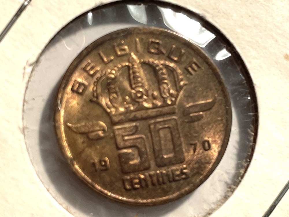 Belgium 50 Centimes 1970