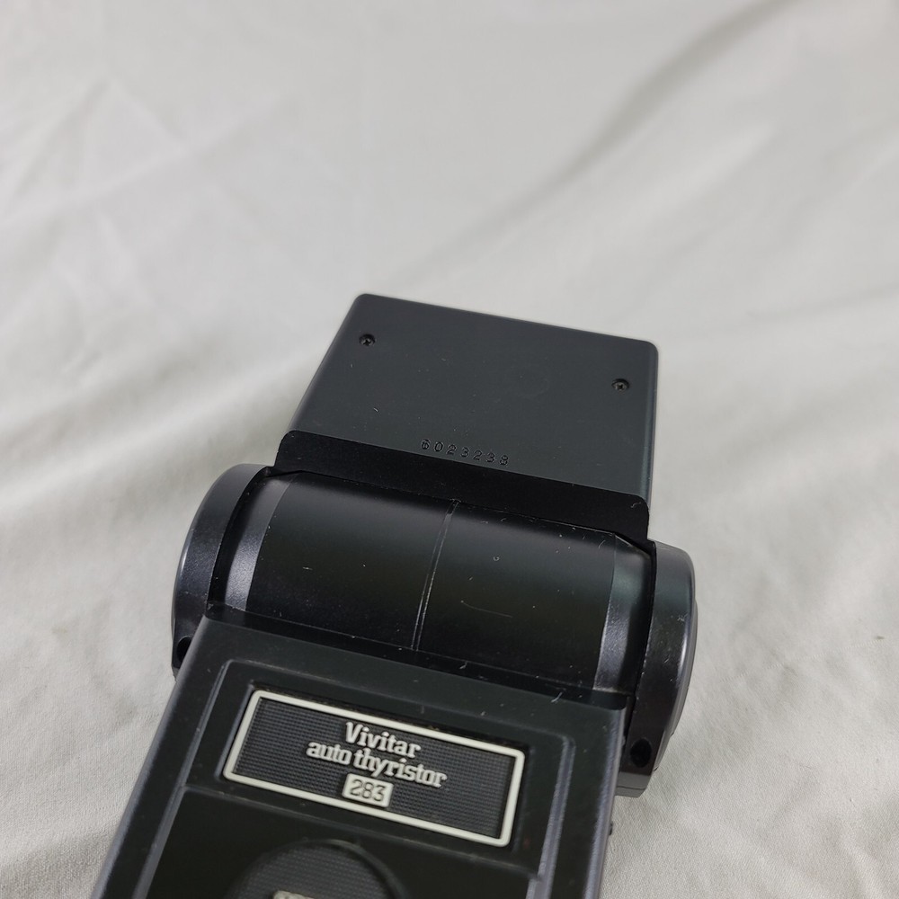 Vivitar 283 Auto Thyristor Shoe Mount Vintage Camera Flash - Untested