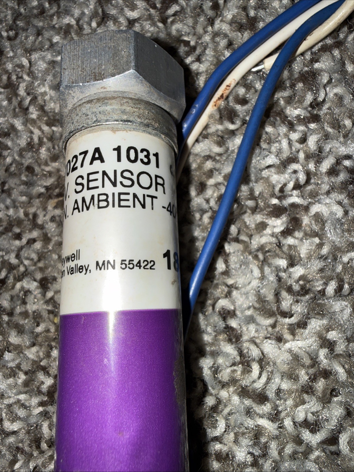 Honeywell C7027A 1031 U.V. Sensor