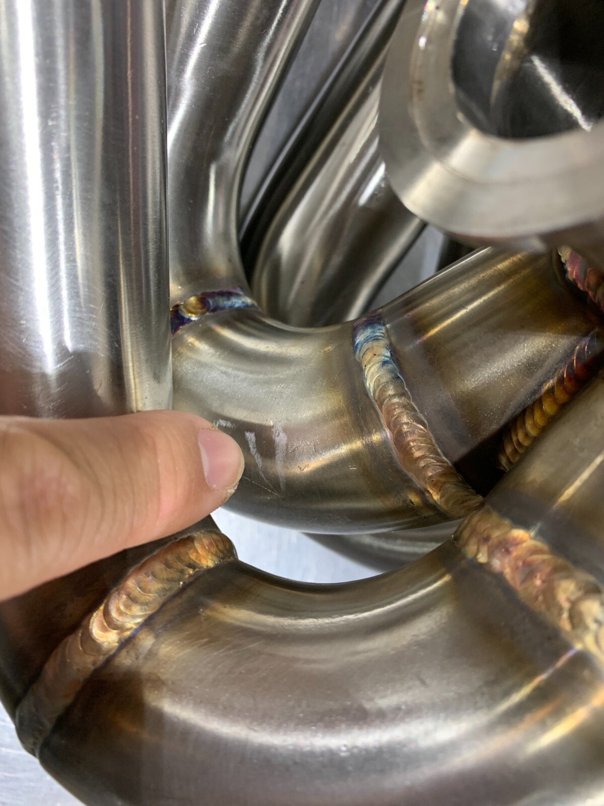 1320 Performance K20 K24 V2 SIDEWINDER TURBO MANIFOLD T3 T4 FLANGE 44MM BLEMISH