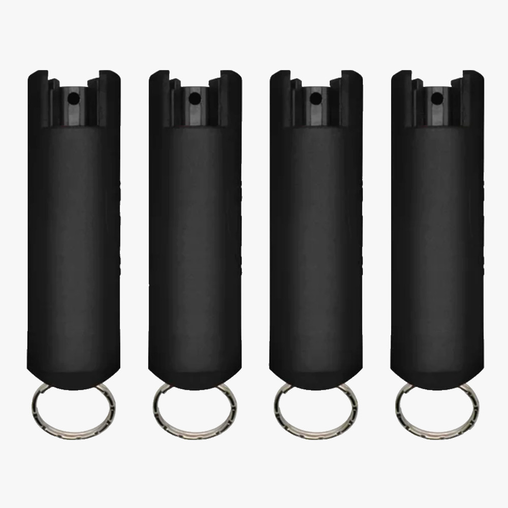 Guard Dog Security Pepper Spray 4 Pack 0.5oz Keychain 16ft Range - NEW