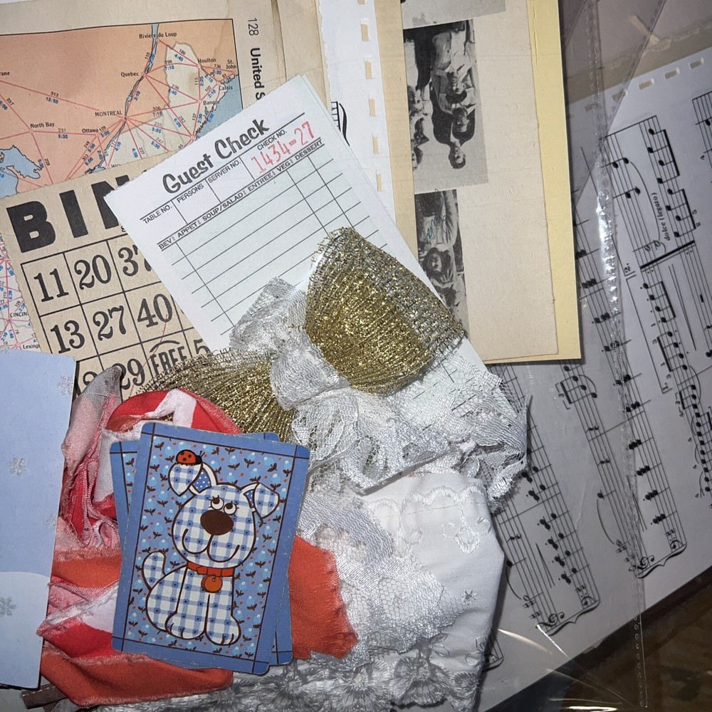 Junk Journal Ephemera Bundle Paper Crafting 50+ Pieces