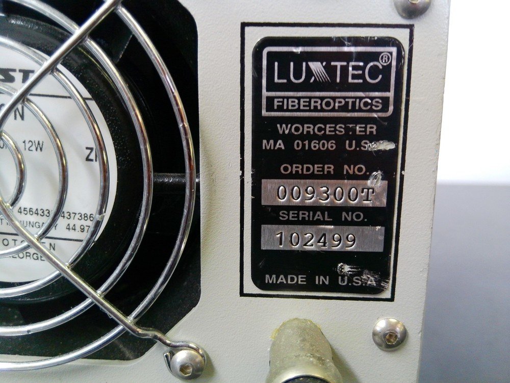 Luxtec Xenon Series 9000 Model 9300 Light Source w/ Light Cables