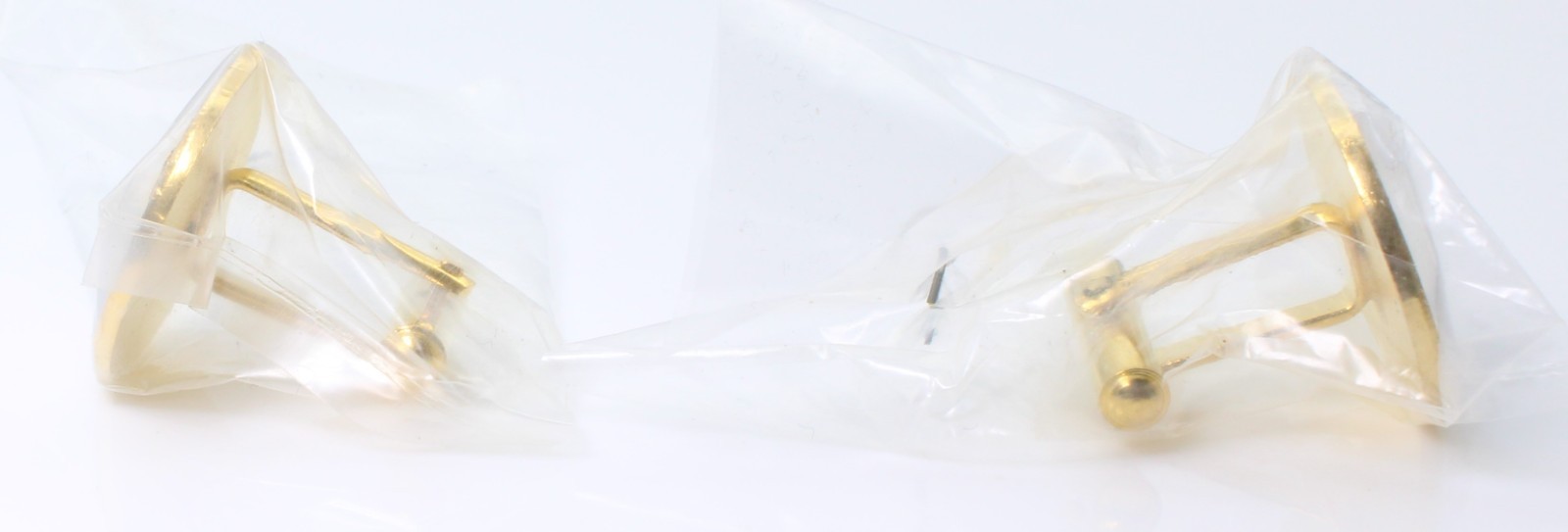 Vintage 1960s Michelin Man Bibendum Enamel Cufflinks Blue Running Mascot NOS